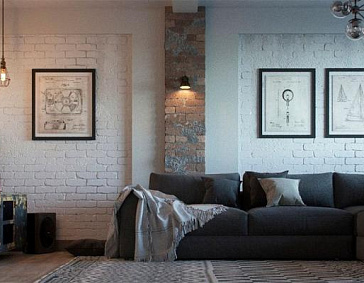 Обои в стиле лофт - Картинка