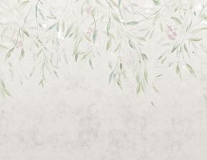 Фотообои Respace Акварель Шелковые листья Фотообои Respace Акварель Шелковые листья